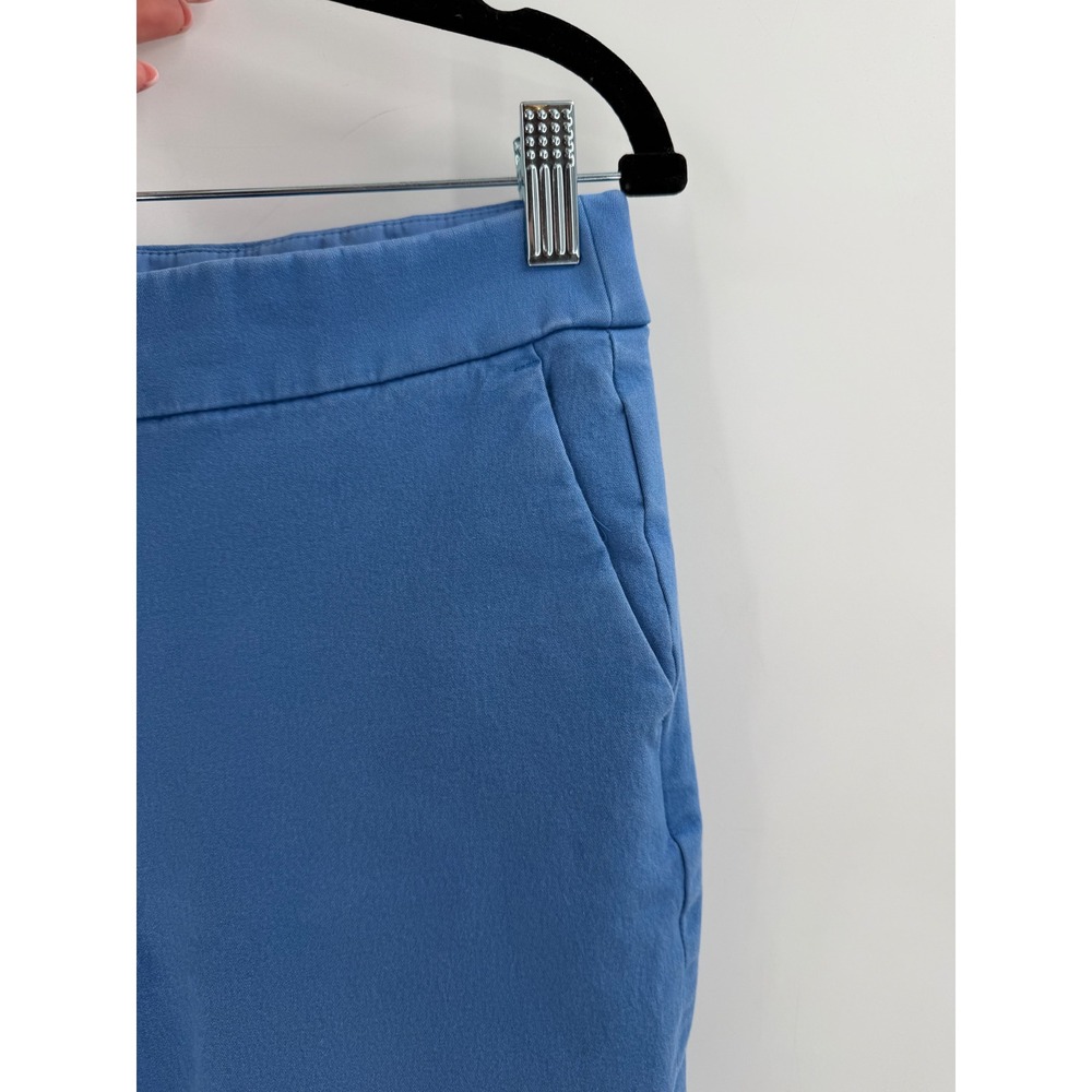 J.Crew Kelsey Pant Women 6P Blue Cropped Wide Leg BG358 Preppy Coastal - Picture 5 of 12
